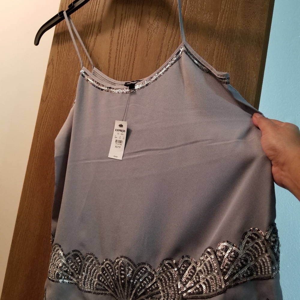 Tank top. Express.  New with tag.  Grey.